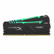 DDR4 Kingston RGB HyperX FURY 32GB (Kit of 2x16384) 3000MHz CL15 Black DIMM