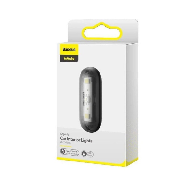 Світлодіодний індикатор відкриття дверей Baseus Capsule Car Interior Lights (2PCS/Pack) Black