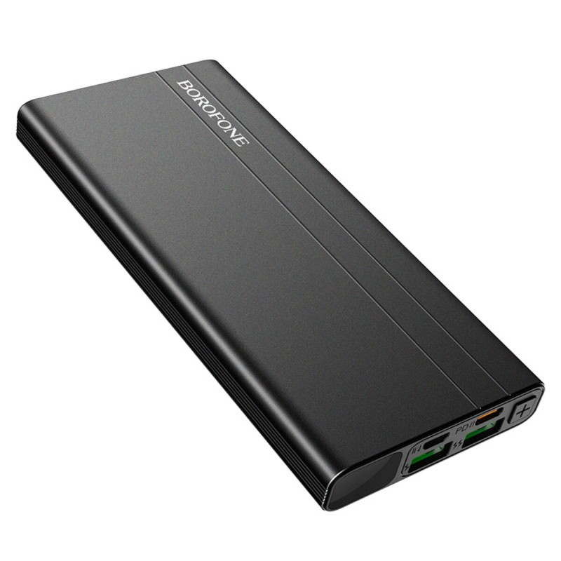 Зовнішній акумулятор BOROFONE BT34 Velocity PD + QC3.0 mobile power bank 2A Black