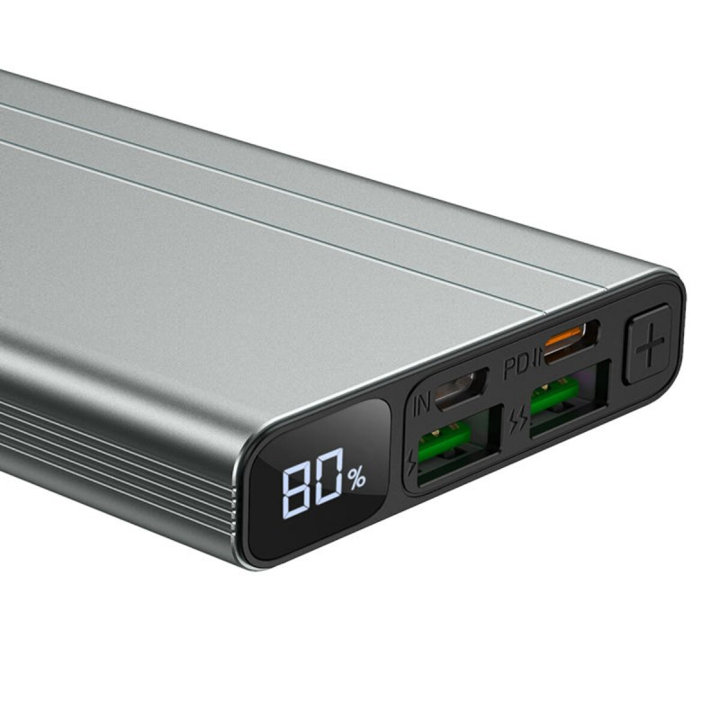 Зовнішній акумулятор BOROFONE BT34 Velocity PD + QC3.0 mobile power bank 2A Black