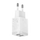 Мережевий зарядний пристрій Baseus Compact Charger 2U 10.5W EU White