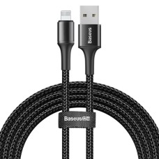Кабель Baseus Halo Data Cable USB For IP 1.5A 2m Black