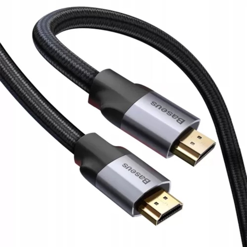 Кабель Baseus Enjoyment Series 4KHD Male To 4KHD Male Adapter Cable 2m Dark gray