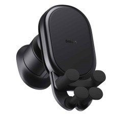 Тримач для мобiльного Baseus Stable Gravitational Wireless Charging Car Mount Pro 15W (Air Outlet Version) Black