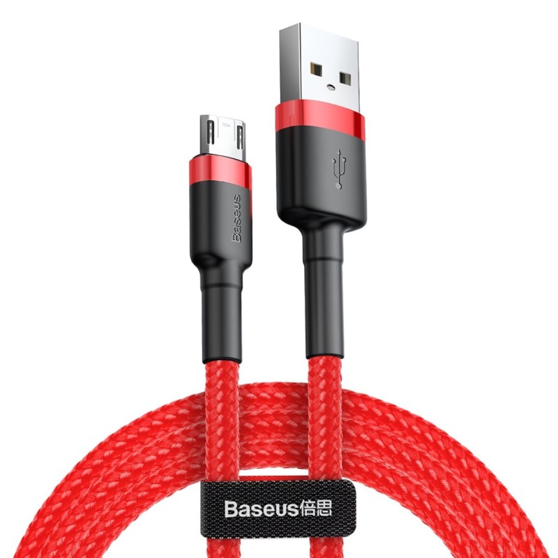 Кабель Baseus cafule Cable USB For Micro 1.5A 2M Red+Red