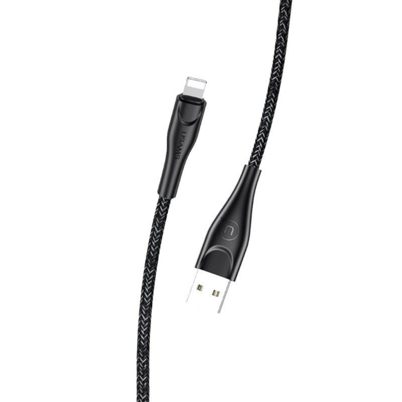 Кабель Usams US-SJ397 U41 Lightning Braided Data and Charging Cable 3m Black