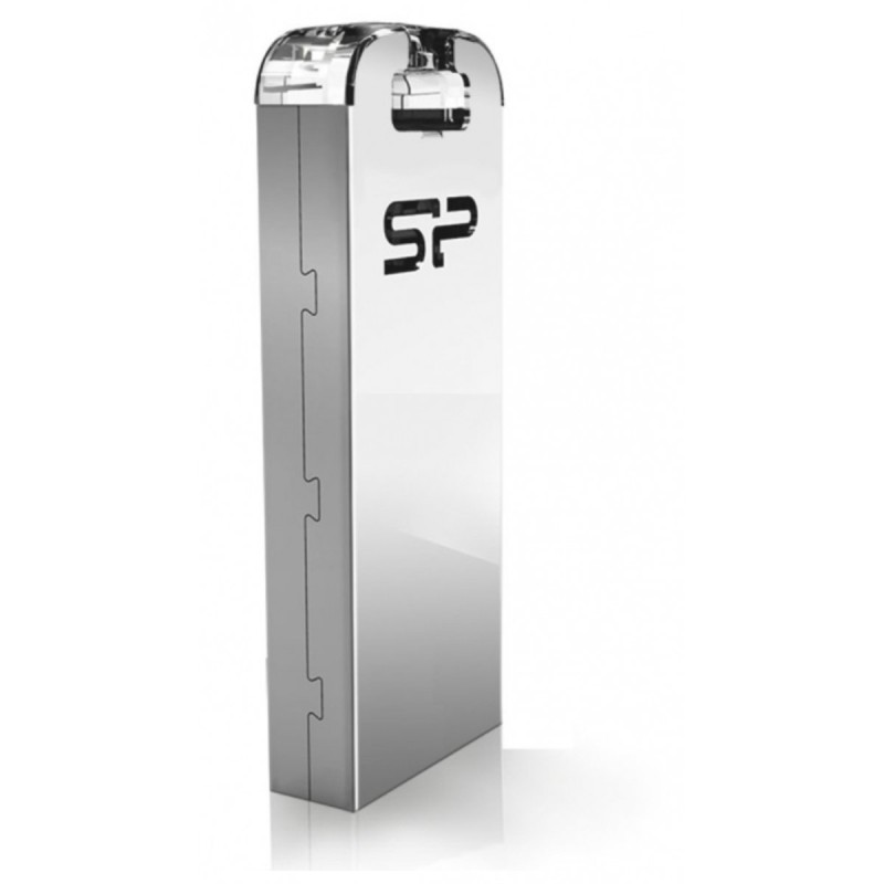 Flash SiliconPower USB 2.0 Touch T03 16Gb Transparent no chain metal