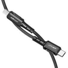 Кабель ACEFAST C1-01 Type-C to iP 3A, 1.2m, nylon, aluminum connectors, Gray