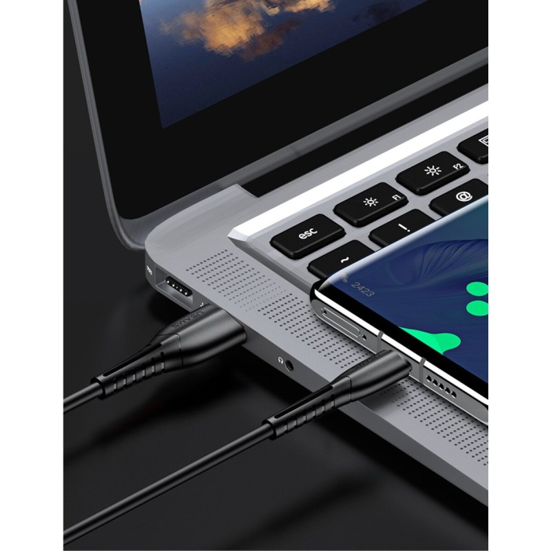 Кабель Usams US-SJ366 U35 Type-C Charging Cable 1M Black