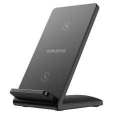 Бездротовий зарядний пристрій BOROFONE BQ16 Cool creation wireless fast charger Black