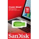 Flash SanDisk USB 2.0 Cruzer Blade 16Gb Green Electric