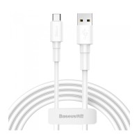 Кабель Baseus Mini White Cable USB For Type-C 3A 1m White