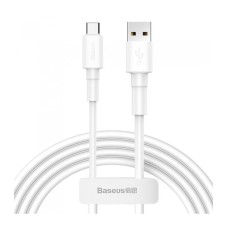 Кабель Baseus Mini White Cable USB For Type-C 3A 1m White