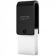 Flash SiliconPower USB 2.0 Mobile X21 MicroUSB OTG 32Gb Black metal
