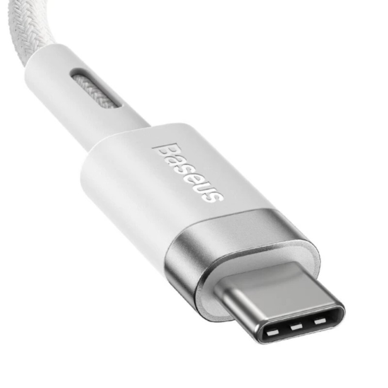 Кабель Baseus Zinc Magnetic Series iP Laptop Charging Cable Type-C to L-shaped Port 60W 2m White