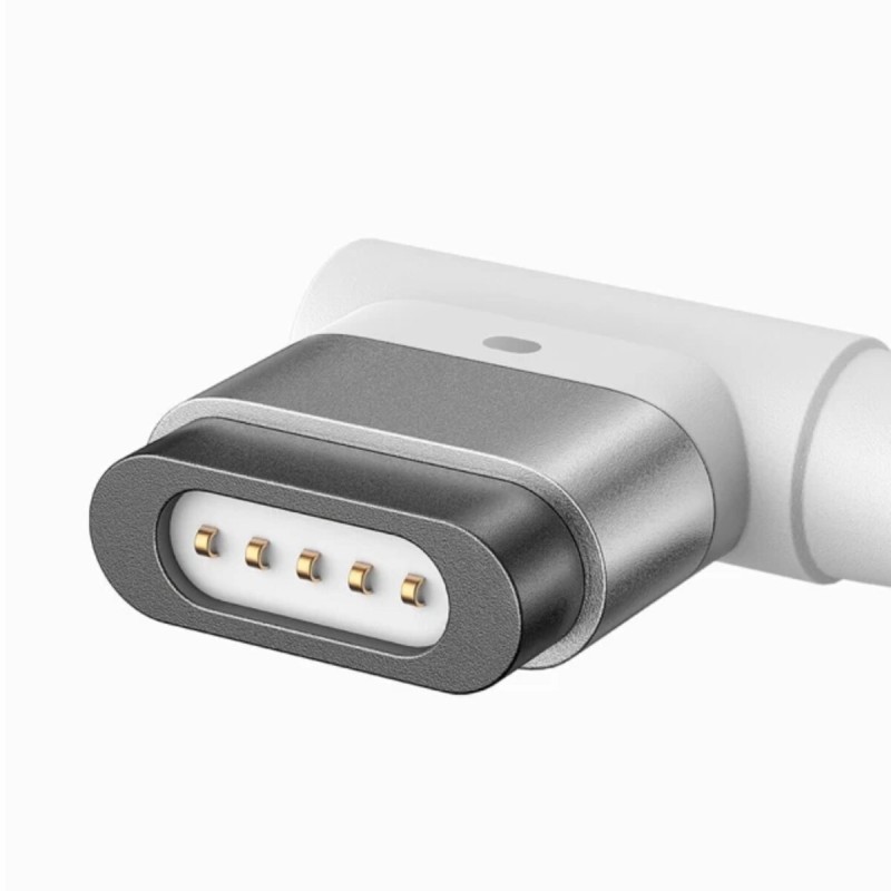Кабель Baseus Zinc Magnetic Series iP Laptop Charging Cable Type-C to L-shaped Port 60W 2m White