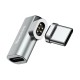 Адаптер Baseus Mini Magnetic Type-C Elbow Adapter Converter Gray