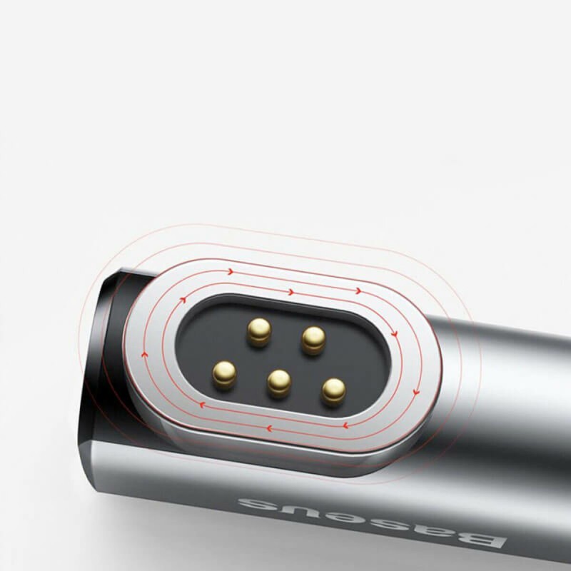 Адаптер Baseus Mini Magnetic Type-C Elbow Adapter Converter Gray