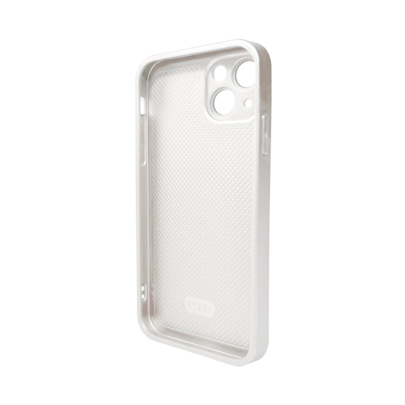 Чохол для смартфона AG Glass Matt Frame Color Logo for Apple iPhone 13 Pearly White