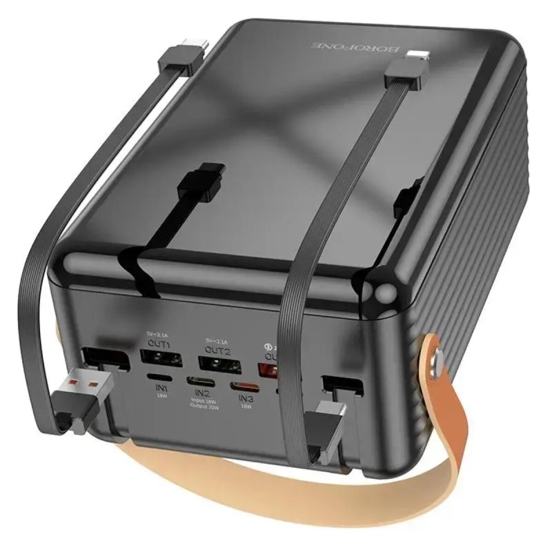 Зовнішній акумулятор BOROFONE BJ32 Terra 22.5W fully compatible power bank(80000mAh) Black