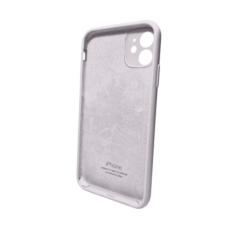 Чохол для смартфона Silicone Full Case AA Camera Protect for Apple iPhone 11 кругл 8,White