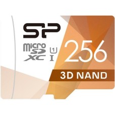 microSDXC (UHS-1 U3) SiliconPower Superior Pro Colorful 256Gb class 10 A1 V30 (adapter SD)