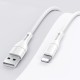 Кабель Usams US-SJ500 U68 Lightning Charging & Data Cable 1m White