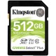 SDXC (UHS-1 U1) Kingston Canvas Select Plus 512Gb class 10 V10 (R-100MB/s)