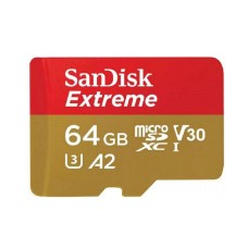 microSDXC (UHS-1 U3) SanDisk Extreme For Mobile Gaming A2 64Gb class 10 V30 (R170MB/s,W80MB/s)