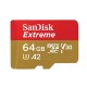 microSDXC (UHS-1 U3) SanDisk Extreme For Mobile Gaming A2 64Gb class 10 V30 (R170MB/s,W80MB/s)