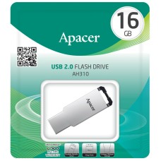 Flash Apacer USB 2.0 AH310 16Gb Metal silver