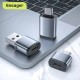 Адаптер Essager Soray OTG (Micro Female to Type-C Male) USB2.0 Adaptor  grey (EZJMC-SRC0G)