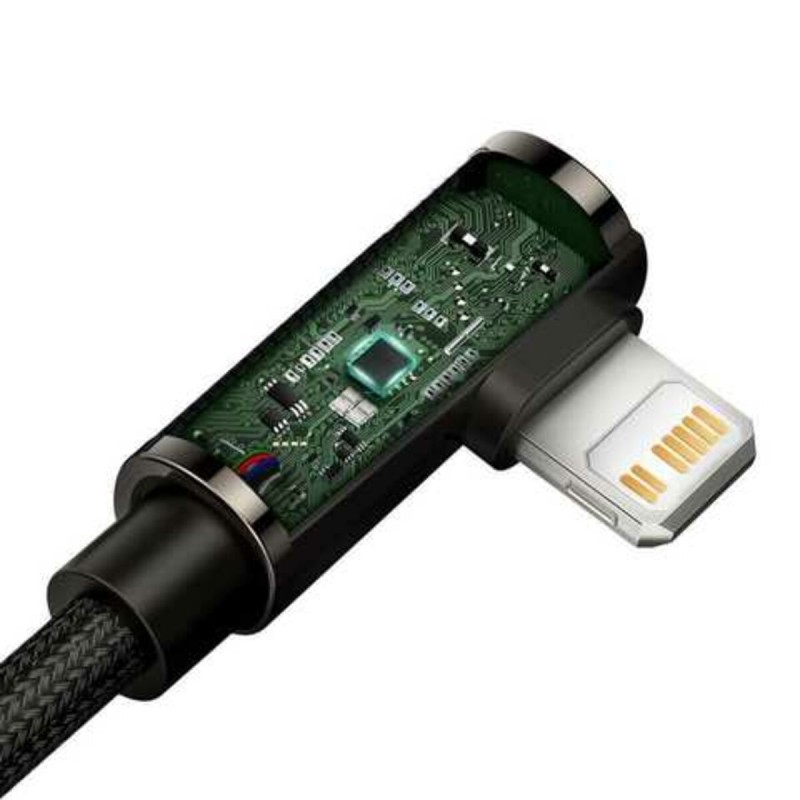 Кабель Baseus Legend Series Elbow Fast Charging Data Cable Type-C to iP PD 20W 1m Black