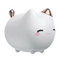 Нічник Baseus Cute series kitty silicone night light White