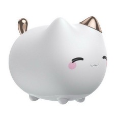 Нічник Baseus Cute series kitty silicone night light White