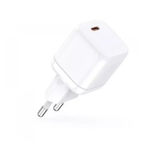 Зарядний пристрій Vention 1-port USB-C GaN Charger(30W) EU-Plug White (FAKW0-EU)