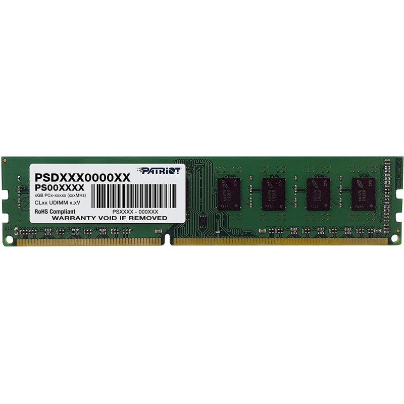 DDR3 Patriot 4GB 1600MHz CL11 256X8 DIMM