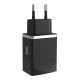 Мережевий зарядний пристрій HOCO C42A Vast power QC3.0 single port charger Black