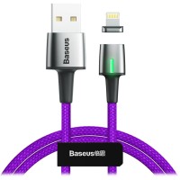 Кабель Baseus Zinc Magnetic Cable USB For iP 1.5A 2m Purple