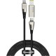 Кабель Baseus Flash Series One-for-two Fast Charging with Square Head Type-C to C+DC 100W 2m Black