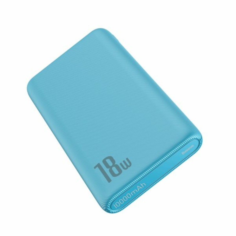 Зовнішній акумулятор Baseus Bipow Quick Charge Power Bank PD+QC 10000mAh 18W Blue