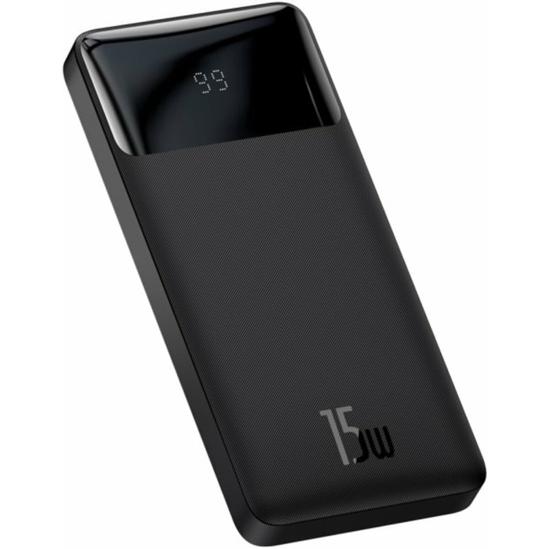Зовнішній акумулятор Baseus Bipow Digital Display Power bank 10000mAh 15W Black
