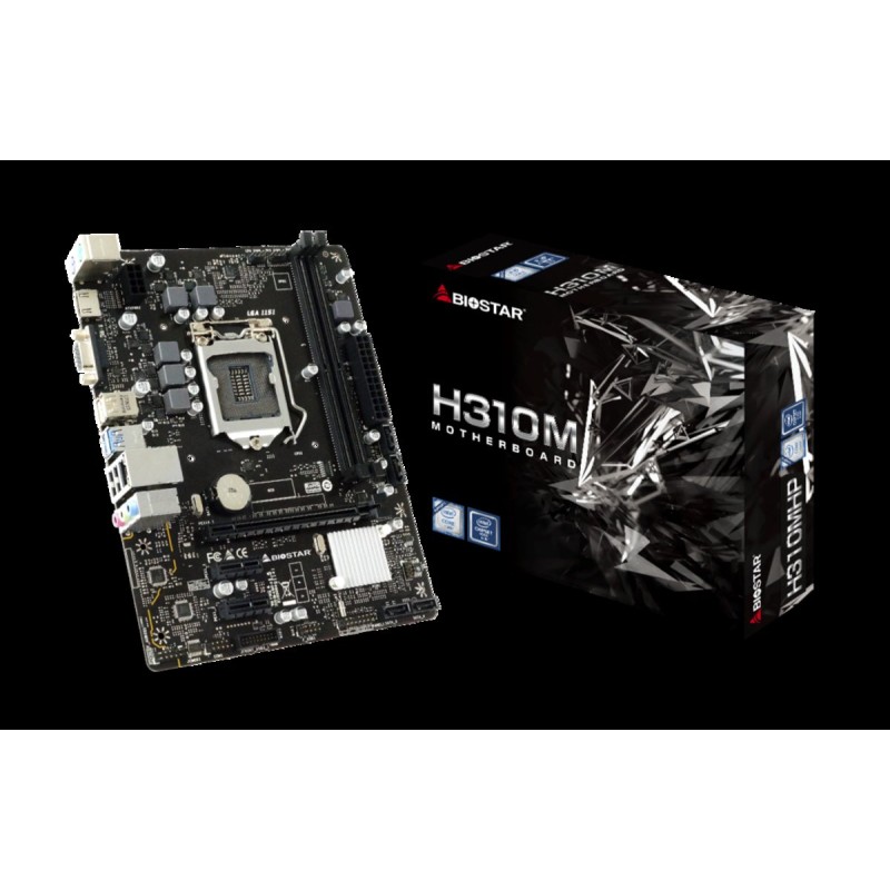 Материнська плата Biostar H310 (s1151, Intel H310, PCI-Ex16)