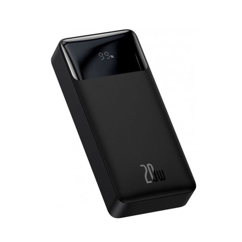 Зовнішній акумулятор Baseus Bipow Digital Display Power bank 20000mAh 20W Black (61371)