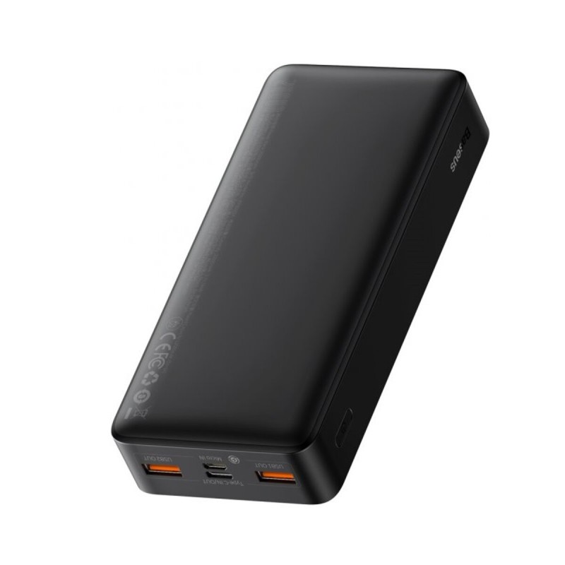 Зовнішній акумулятор Baseus Bipow Digital Display Power bank 20000mAh 20W Black (61371)