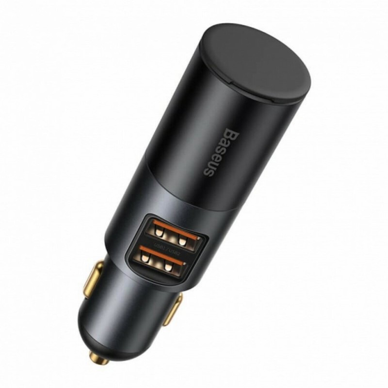 АЗП Baseus Share Together Cigarette Lighter Expansion Port U+U 120W Gray