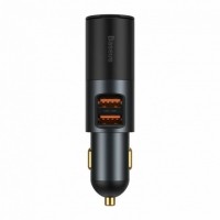 АЗП Baseus Share Together Cigarette Lighter Expansion Port U+U 120W Gray