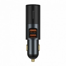 АЗП Baseus Share Together Cigarette Lighter Expansion Port U+U 120W Gray