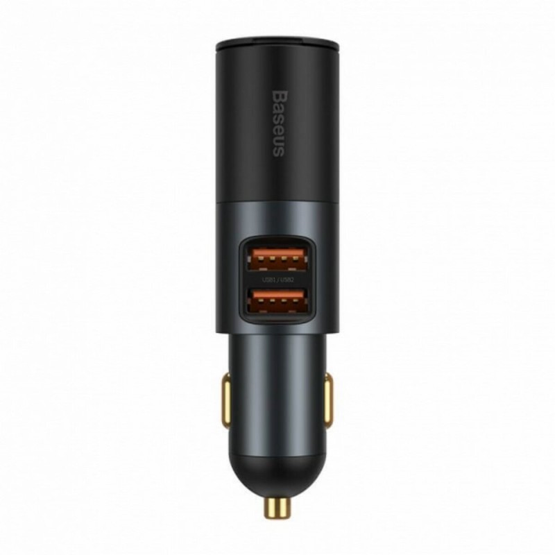 АЗП Baseus Share Together Cigarette Lighter Expansion Port U+U 120W Gray