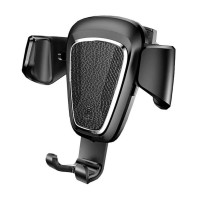 Тримач для мобiльного Baseus Gravity Car Mount (Metal Type) Black